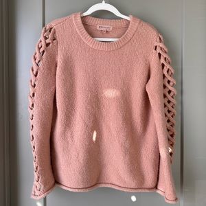 Philosophy pink sweater